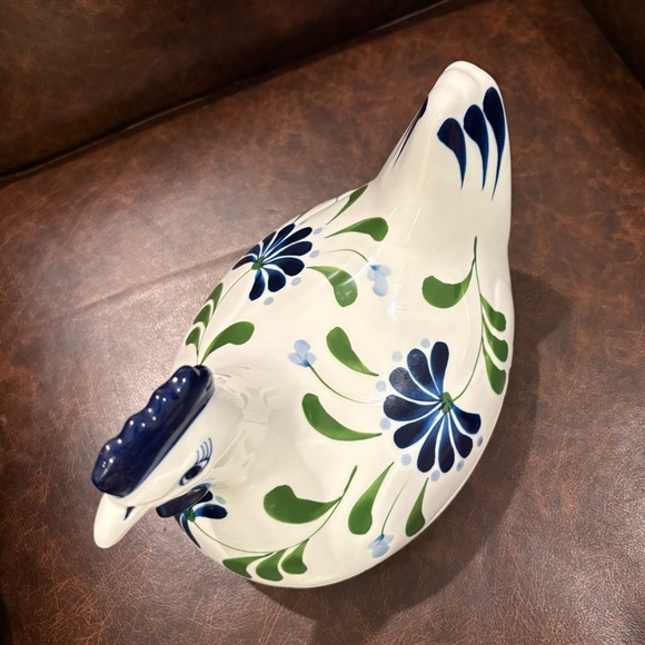 Dansk Blue Flower Chicken Casserole Dish 🐓 💙 - Picture 2 of 9